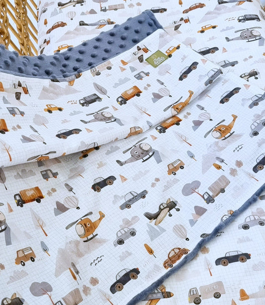 Traffic Minky Κουβερτούλα - The4kins baby brand