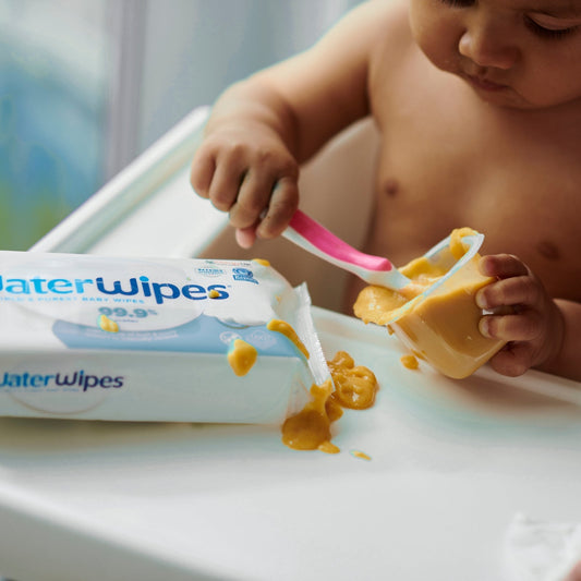 WaterWipes, 100% Plastic - free Άοσμα Μωρομάντηλα, 99.9% Νερό, Ηλικίες 0+, 720 Μαντηλάκια (12πακ/60τμχ) - The4kins baby brand