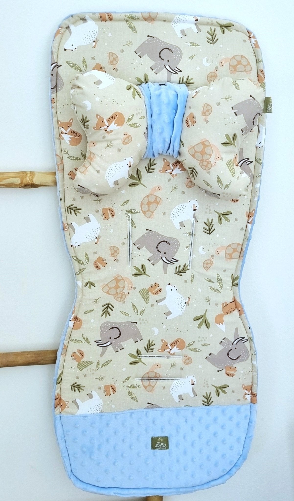 Woodland wonders Κάλυμμα Καροτσιού in Baby Blue - The4kins baby brand