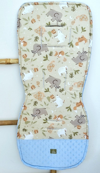 Woodland wonders Κάλυμμα Καροτσιού in Baby Blue - The4kins baby brand