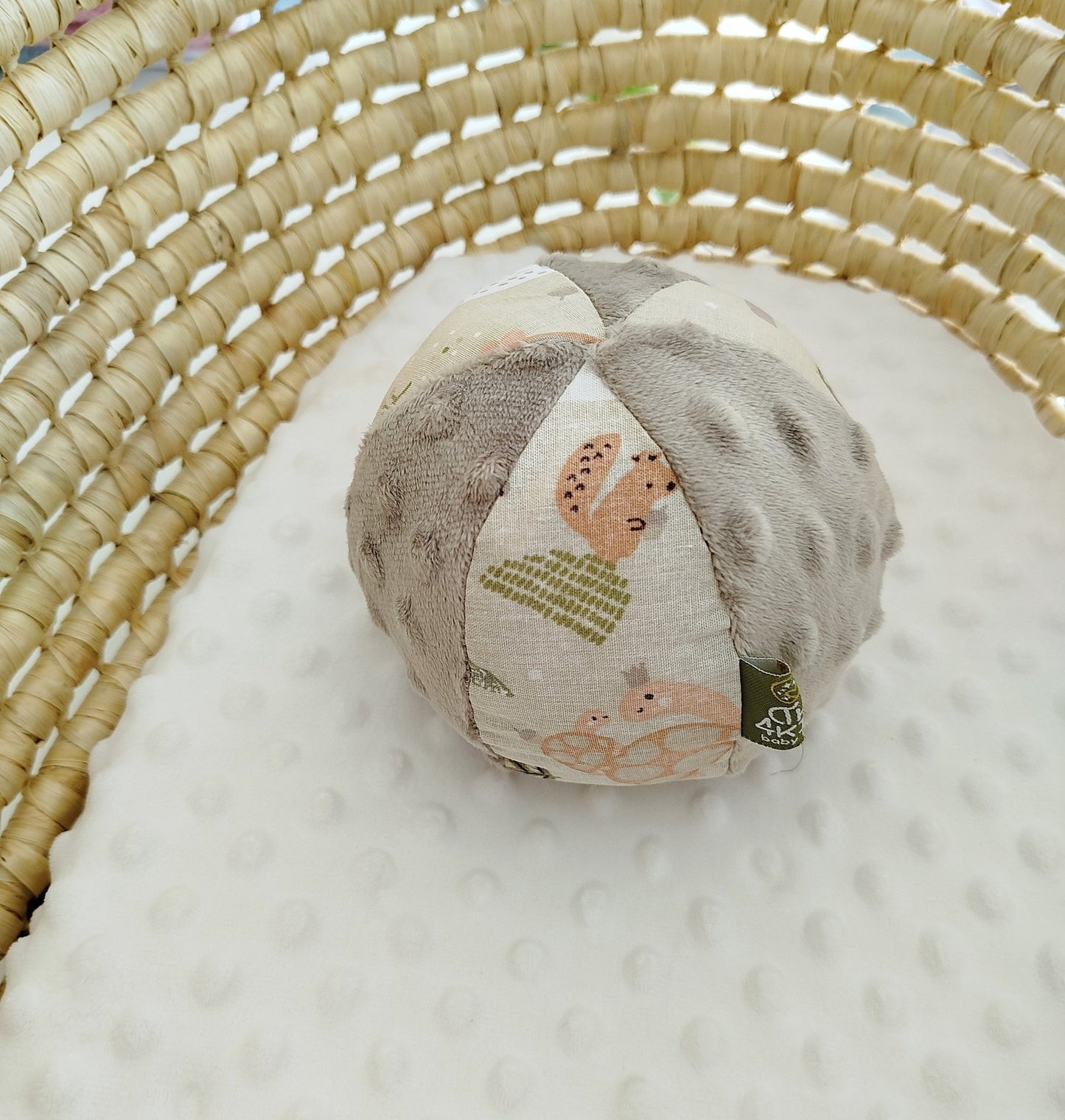 Woodland wonders Μπαλίτσα Κουδουνίστρα - The4kins baby brand