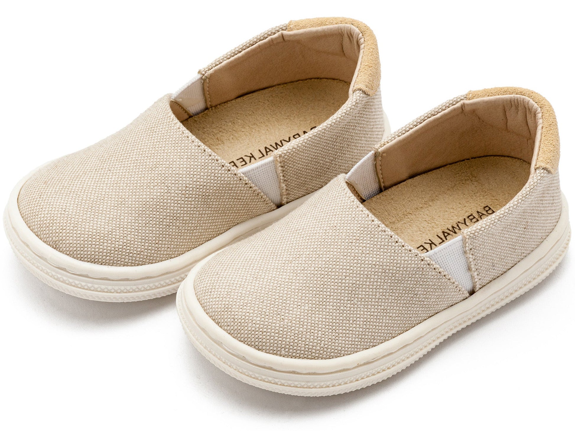Υφασμάτινa Loafers Μπεζ - The4kins baby brand